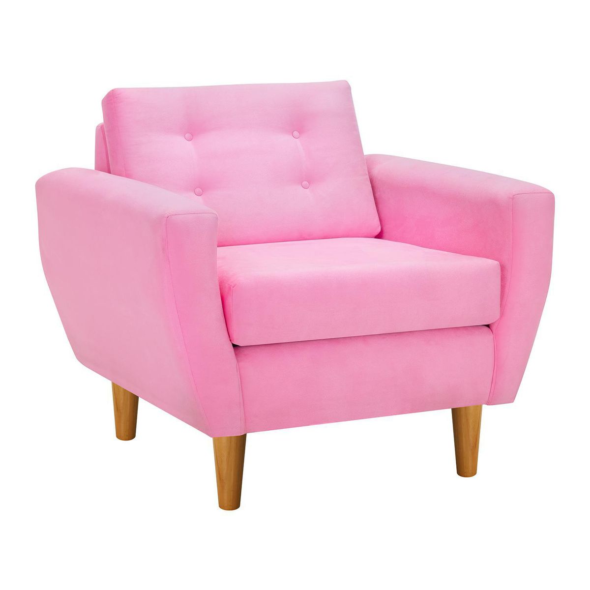 BODEVIR - Sillón 1 cuerpo BOTE 1C 95x80x83 cm Rosado