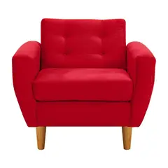 BODEVIR - Sillón 1 cuerpo BOTE 1C 95x80x83 cm Rojo