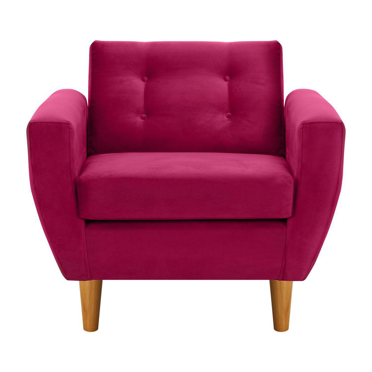 BODEVIR - Set de 2 sillones 1 cuerpo BOTE 1C 95x80x83 cm Burdeo