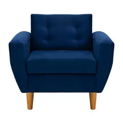 BODEVIR - Sillón 1 cuerpo BOTE 1C 95x80x83 cm Azul Marino