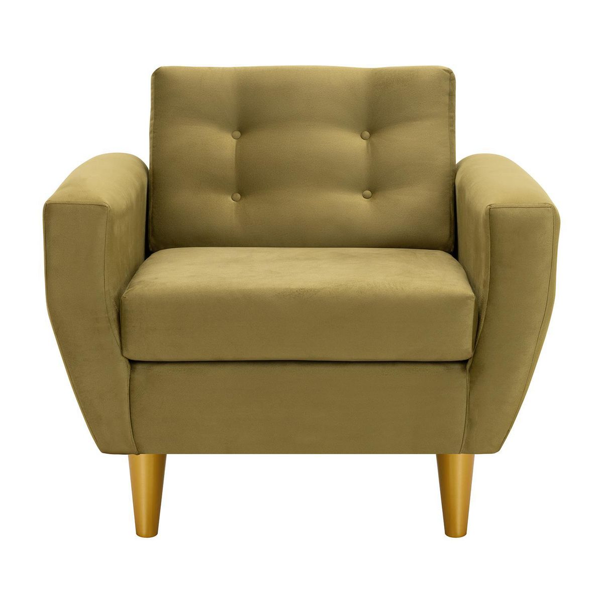 BODEVIR - Sillón 1 cuerpo BOTE 1C 95x80x83 cm Verde Musgo
