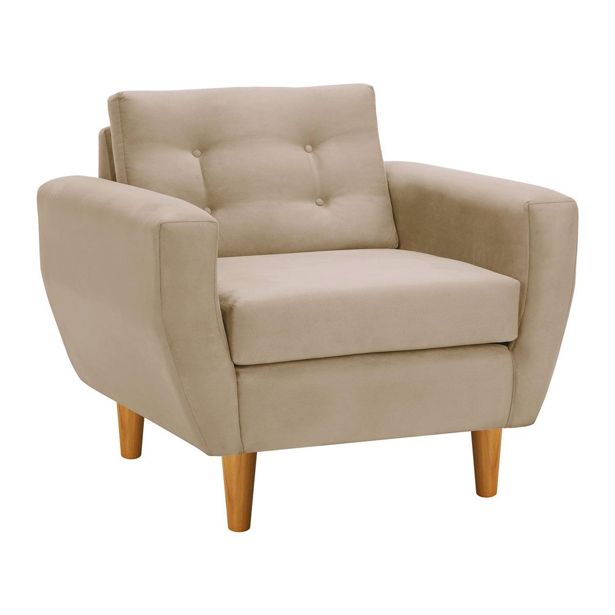 BODEVIR - Sillón 1 cuerpo BOTE 1C 95x80x83 cm Beige