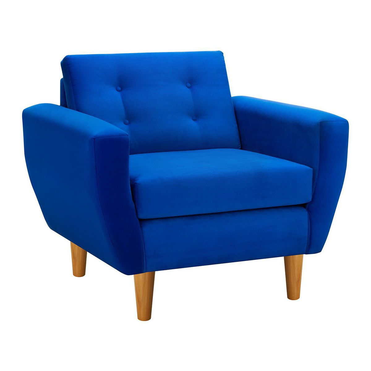 BODEVIR - Sillón 1 cuerpo BOTE 1C 95x80x83 cm Azul Rey