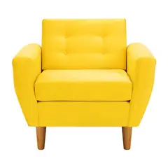 BODEVIR - Sillón 1 cuerpo BOTE 1C 95x80x83 cm Amarillo