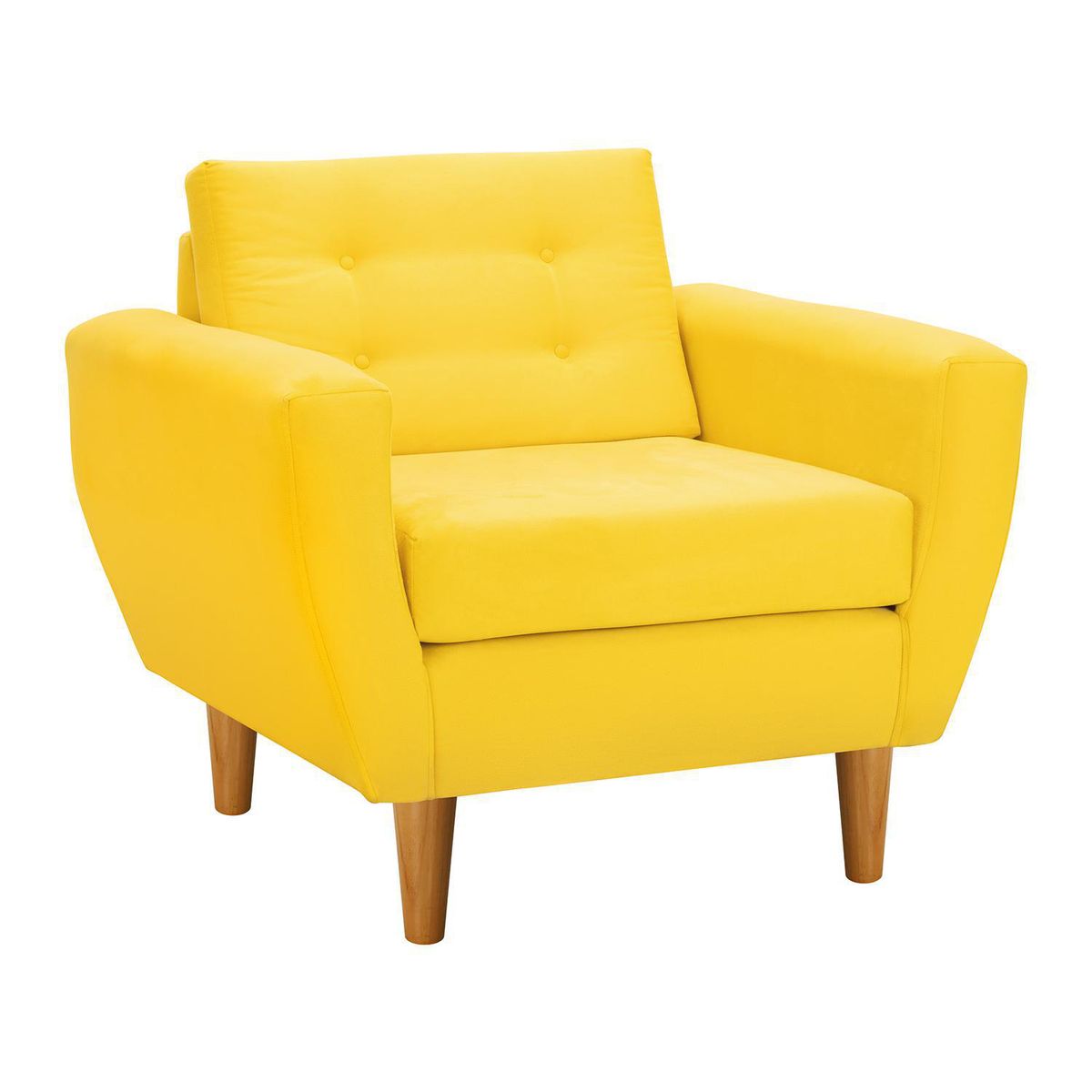 BODEVIR - Sillón 1 cuerpo BOTE 1C 95x80x83 cm Amarillo