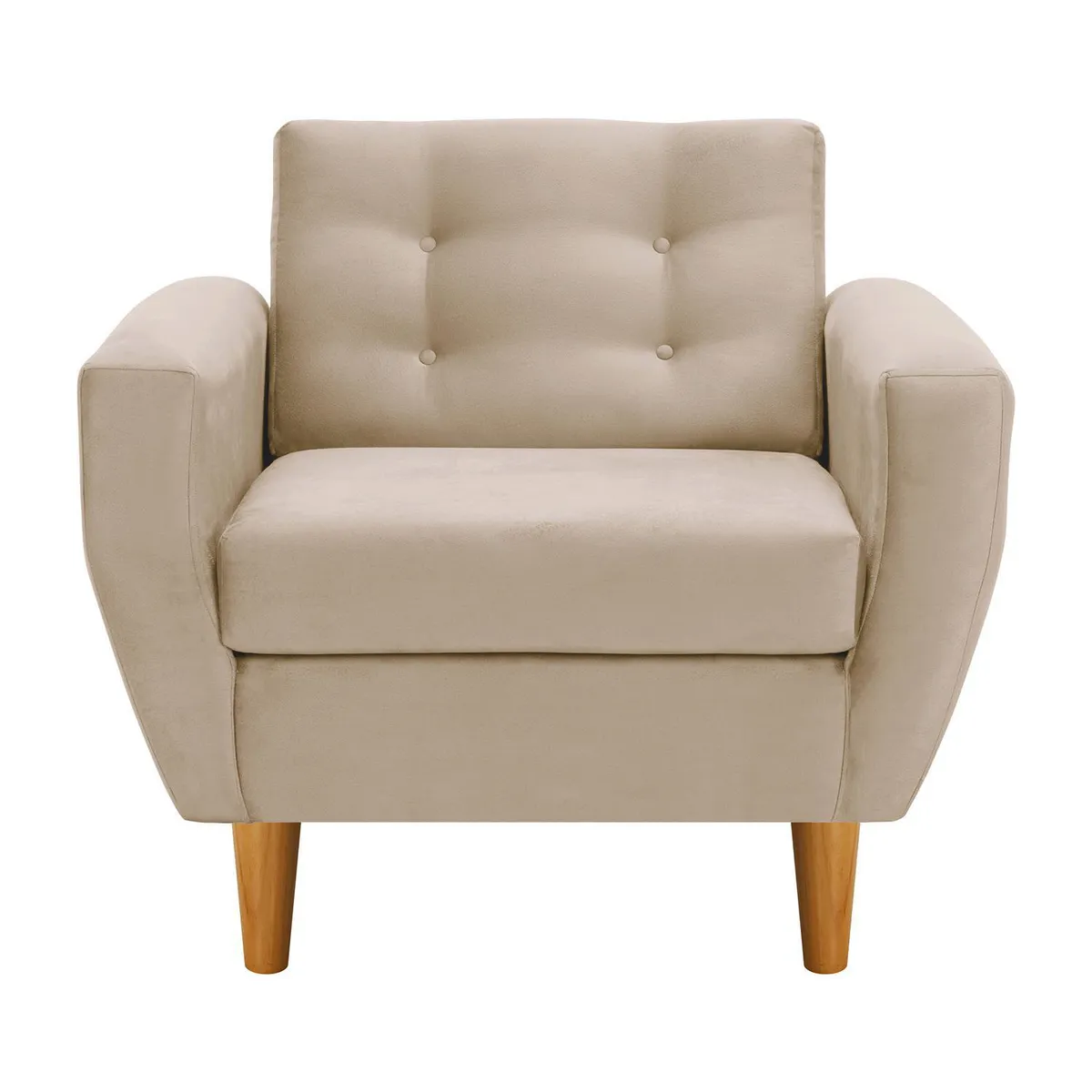 BODEVIR - Set de 2 sillones 1 cuerpo BOTE 1C 95x80x83 cm Beige