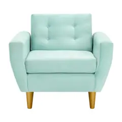 BODEVIR - Sillón 1 cuerpo BOTE 1C 95x80x83 cm Verde Agua
