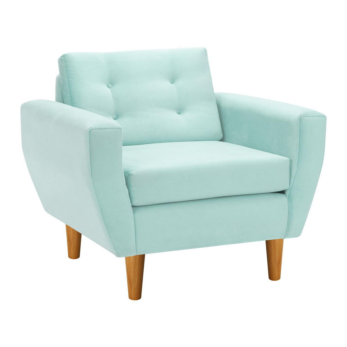 BODEVIR - Sillón 1 cuerpo BOTE 1C 95x80x83 cm Verde Agua