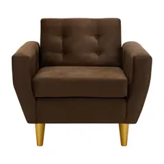 BODEVIR - Sillón 1 cuerpo BOTE 1C 95x80x83 cm Chocolate