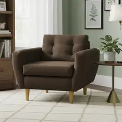 BODEVIR - Sillón 1 cuerpo BOTE 1C 95x80x83 cm Café
