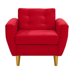 BODEVIR - Sillón 1 cuerpo BOTE 1C 95x80x83 cm Rojo