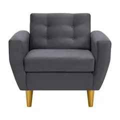 BODEVIR - Sillón 1 cuerpo BOTE 1C 95x80x83 cm Gris