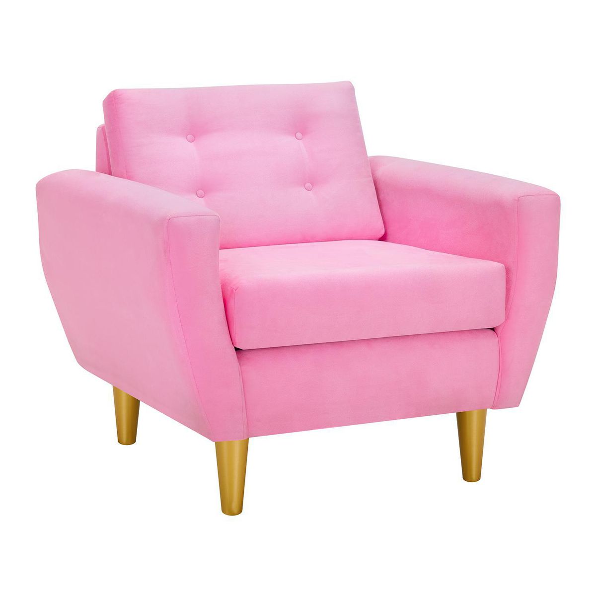 BODEVIR - Sillón 1 cuerpo BOTE 1C 95x80x83 cm Rosado