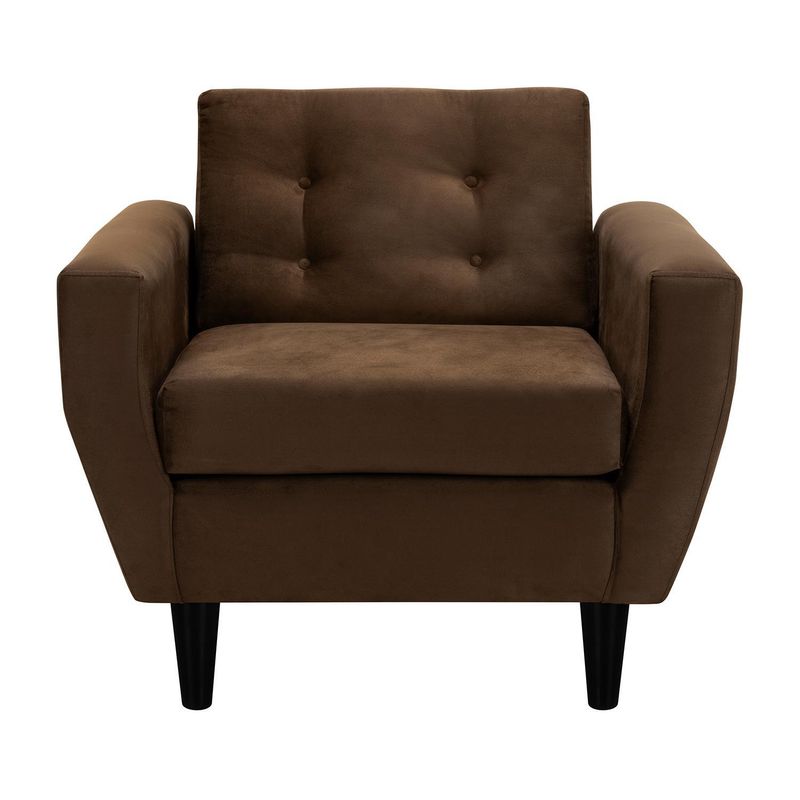 BODEVIR - Sillón 1 cuerpo BOTE 1C 95x80x83 cm Chocolate