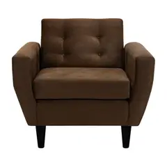 BODEVIR - Sillón 1 cuerpo BOTE 1C 95x80x83 cm Chocolate