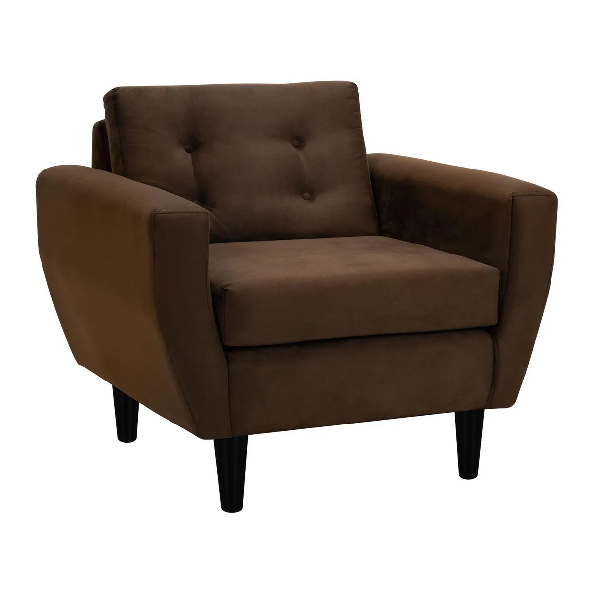 BODEVIR - Sillón 1 cuerpo BOTE 1C 95x80x83 cm Chocolate