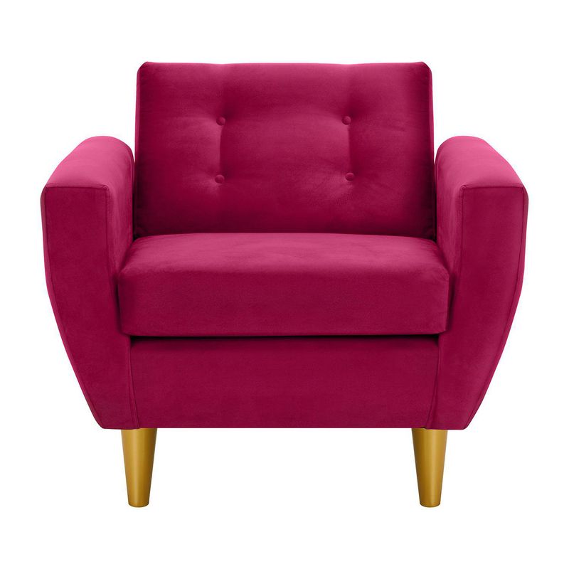 BODEVIR - Sillón 1 cuerpo BOTE 1C 95x80x83 cm Burdeo