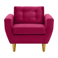 BODEVIR - Sillón 1 cuerpo BOTE 1C 95x80x83 cm Burdeo