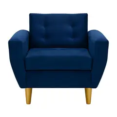 BODEVIR - Sillón 1 cuerpo BOTE 1C 95x80x83 cm Azul Marino