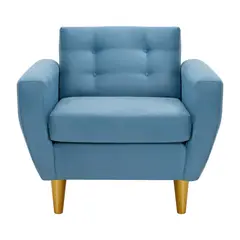 BODEVIR - Sillón 1 cuerpo BOTE 1C 95x80x83 cm Azul Petroleo
