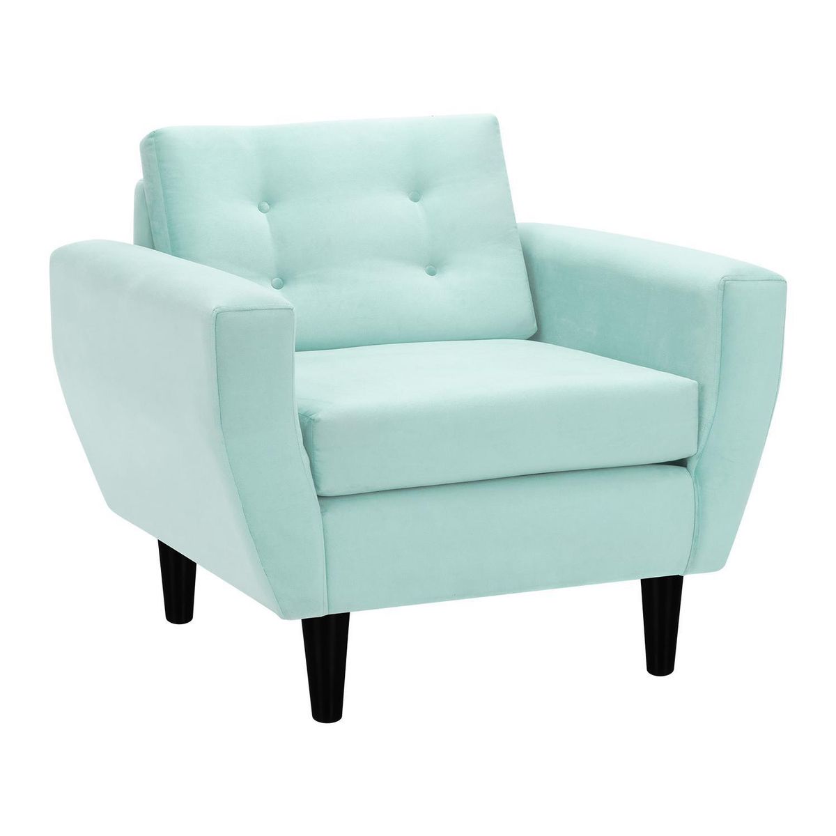 BODEVIR - Sillón 1 cuerpo BOTE 1C 95x80x83 cm Verde Agua