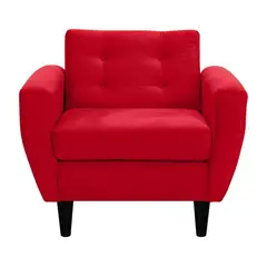 BODEVIR - Sillón 1 cuerpo BOTE 1C 95x80x83 cm Rojo