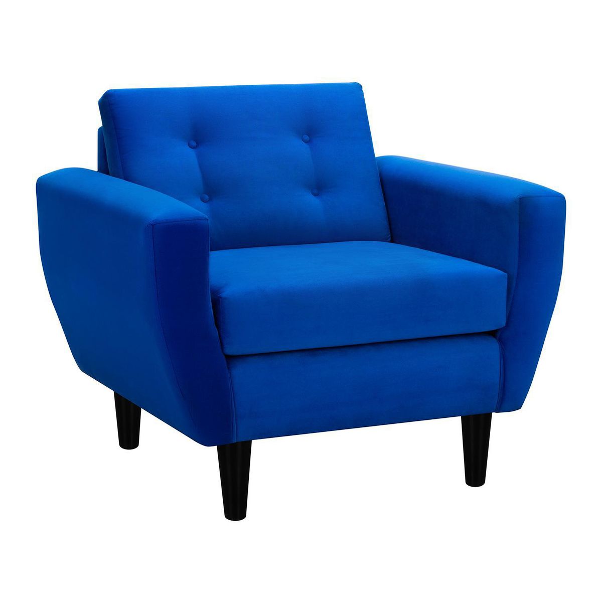 BODEVIR - Sillón 1 cuerpo BOTE 1C 95x80x83 cm Azul Rey