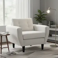 BODEVIR - Sillón 1 cuerpo BOTE 1C 95x80x83 cm Crudo