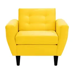 BODEVIR - Sillón 1 cuerpo BOTE 1C 95x80x83 cm Amarillo