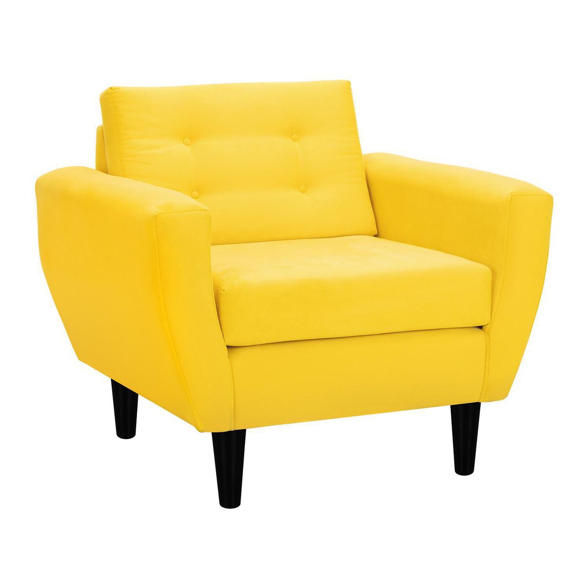 BODEVIR - Sillón 1 cuerpo BOTE 1C 95x80x83 cm Amarillo