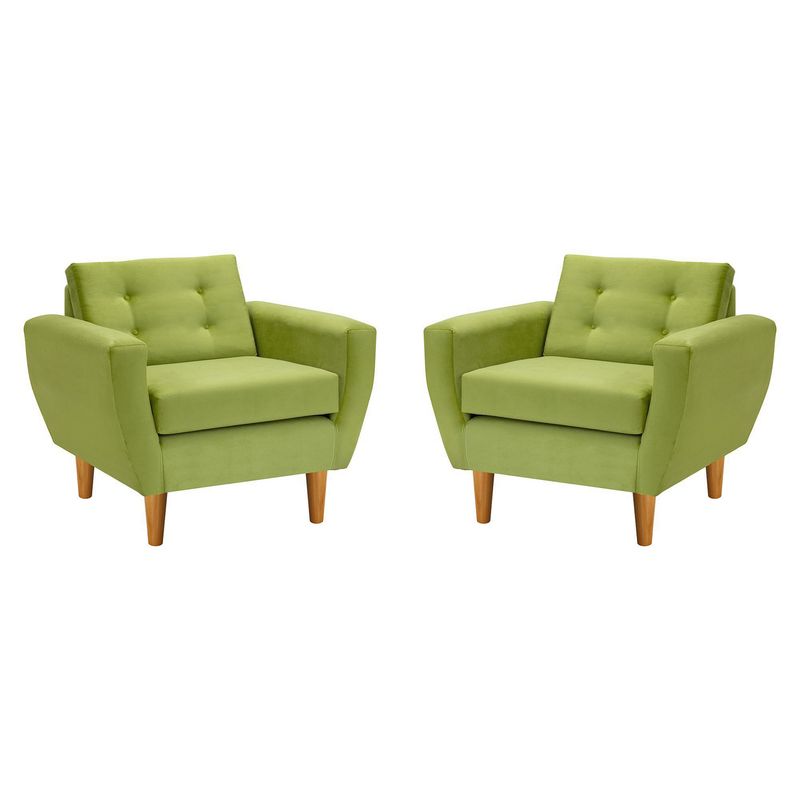 BODEVIR - Set de 2 sillones 1 cuerpo BOTE 1C 95x80x83 cm Pistacho