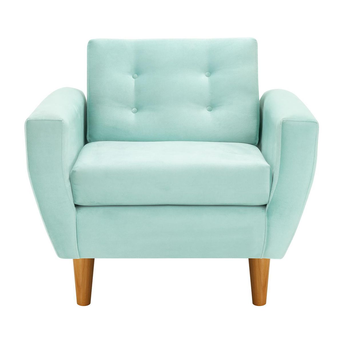 BODEVIR - Set de 2 sillones 1 cuerpo BOTE 1C 95x80x83 cm Verde Agua