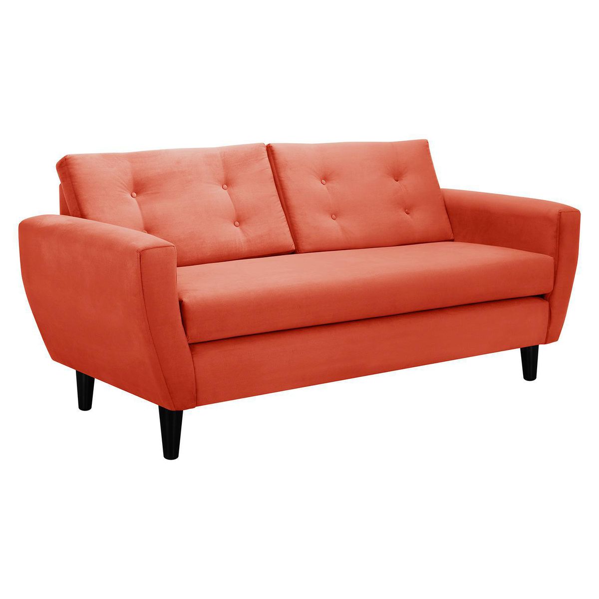 BODEVIR - Sofá 3 cuerpos BOTE 3C 185x80x83 cm Naranja
