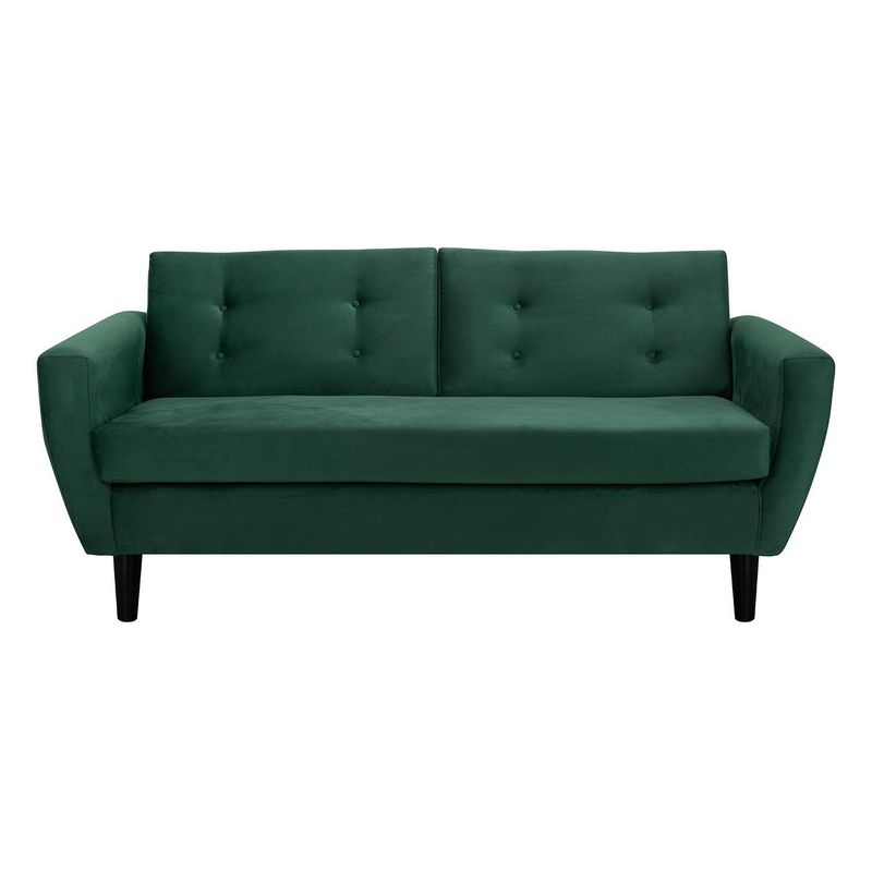 BODEVIR - Sofá 3 cuerpos BOTE 3C 185x80x83 cm Verde Botella