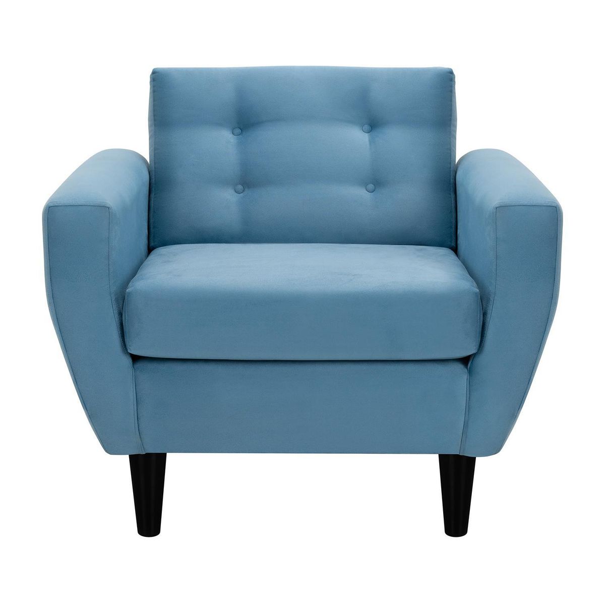 BODEVIR - Living 3 cuerpos Bote 185x80x83 cm Azul Petroleo