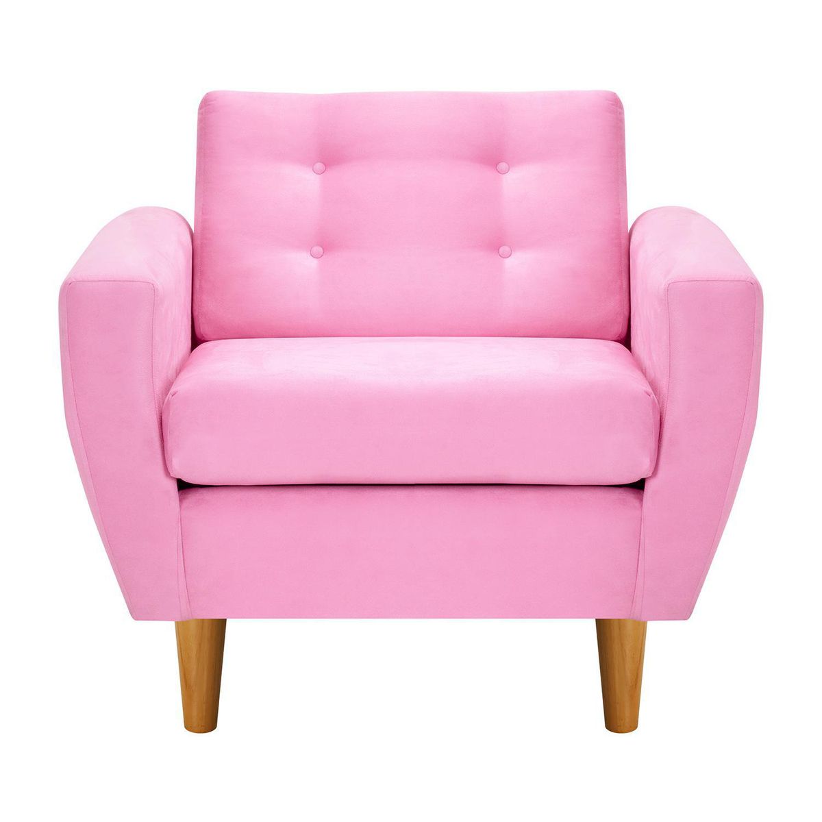 BODEVIR - Set de 2 sillones 1 cuerpo BOTE 1C 95x80x83 cm Rosado