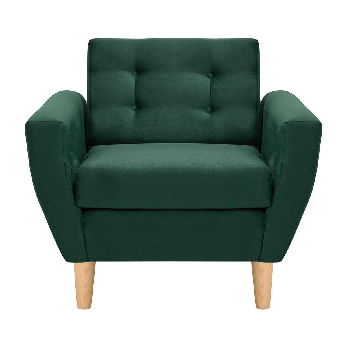 BODEVIR - Set de 2 sillones 1 cuerpo BOTE 1C 95x80x83 cm Verde Botella