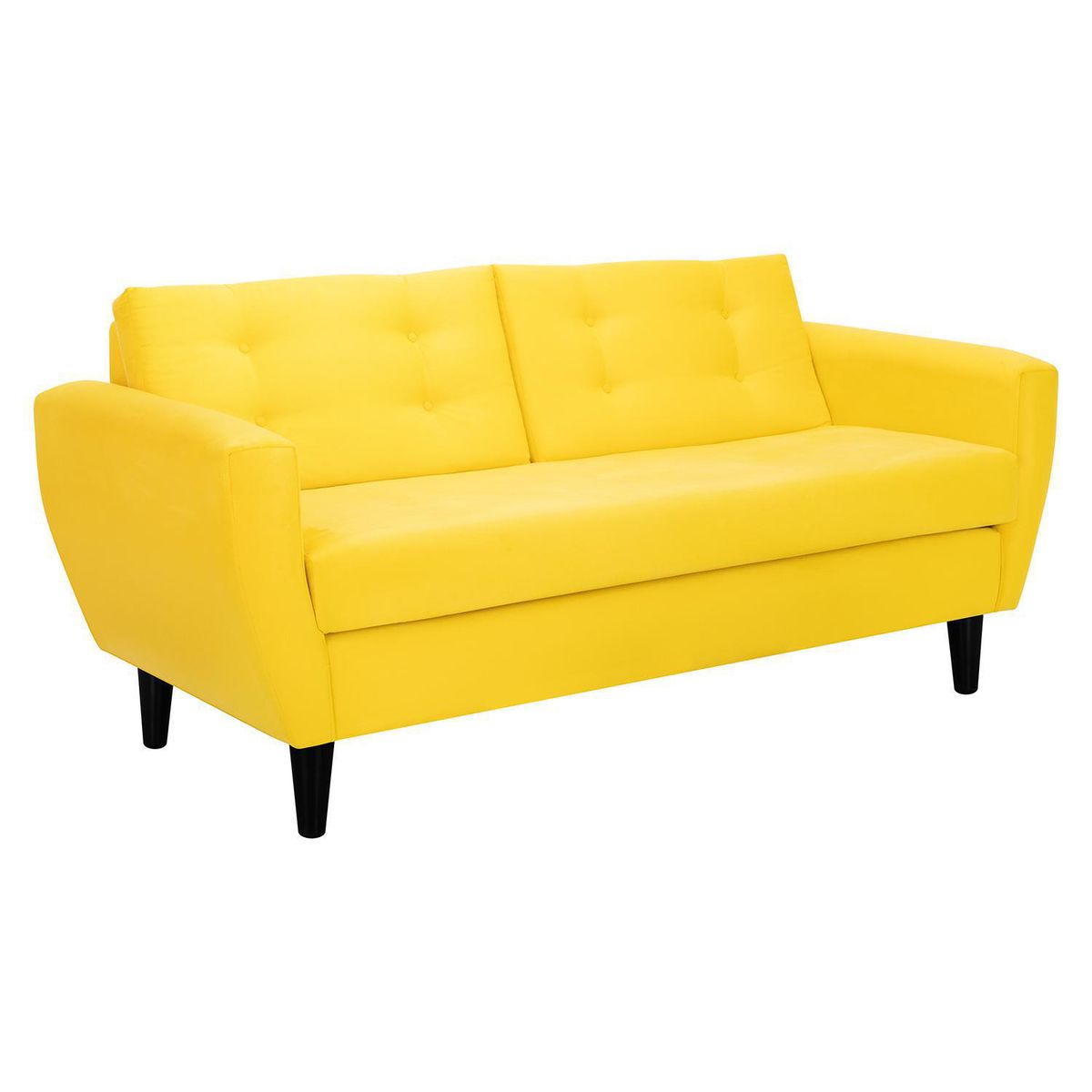 BODEVIR - Sofá 3 cuerpos BOTE 3C 185x80x83 cm Amarillo