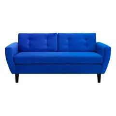 BODEVIR - Sofá 3 cuerpos BOTE 3C 185x80x83 cm Azul Rey