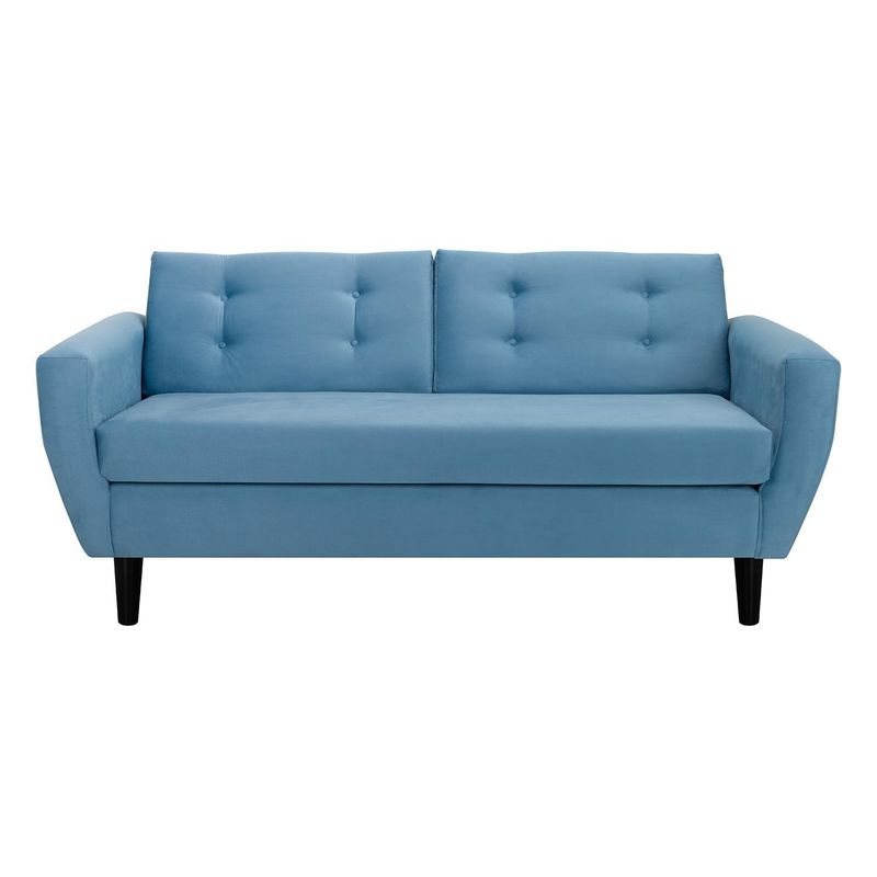 BODEVIR - Sofá 3 cuerpos BOTE 3C 185x80x83 cm Azul Petroleo