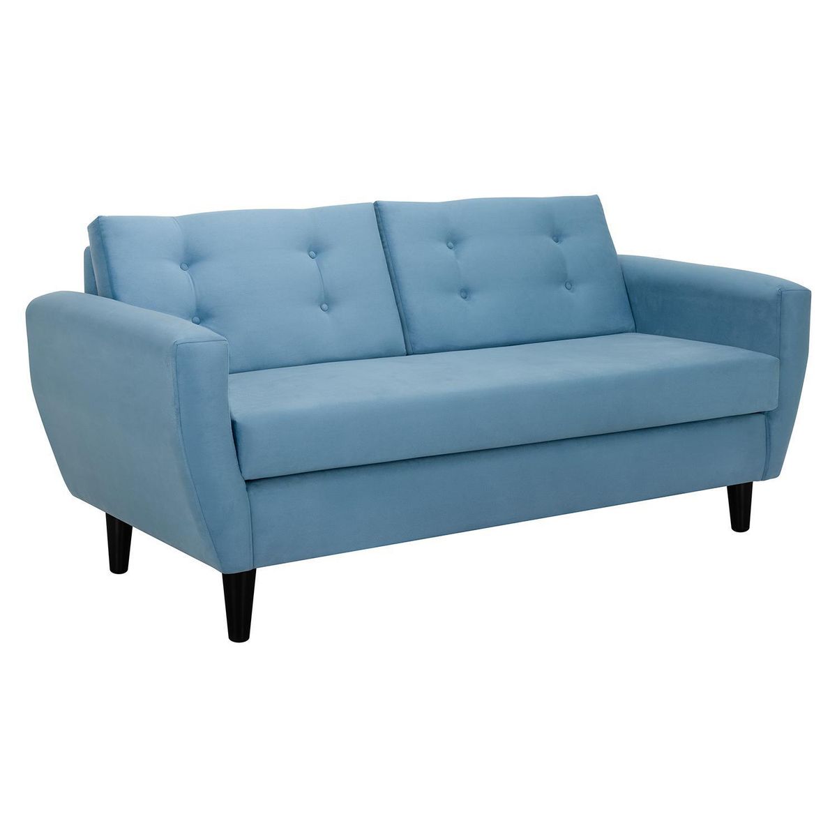 BODEVIR - Sofá 3 cuerpos BOTE 3C 185x80x83 cm Azul Petroleo