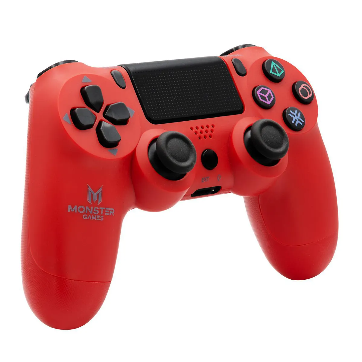 MONSTER - Joystick Para PC/PS4 Wireless 2.1 Rojo