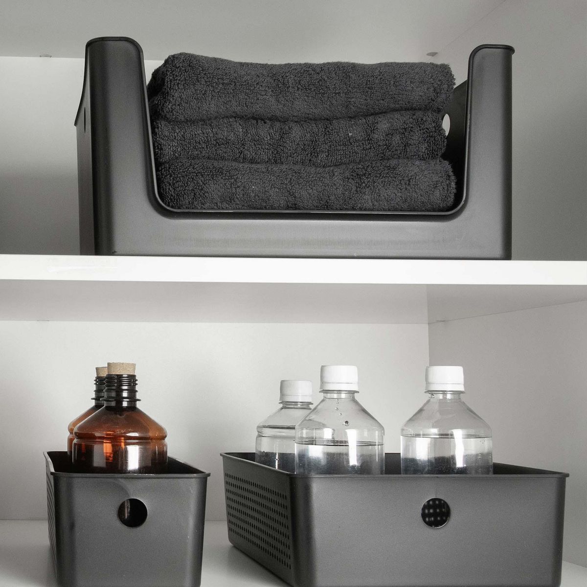 GENERICO - Cesto apertura frontal negro