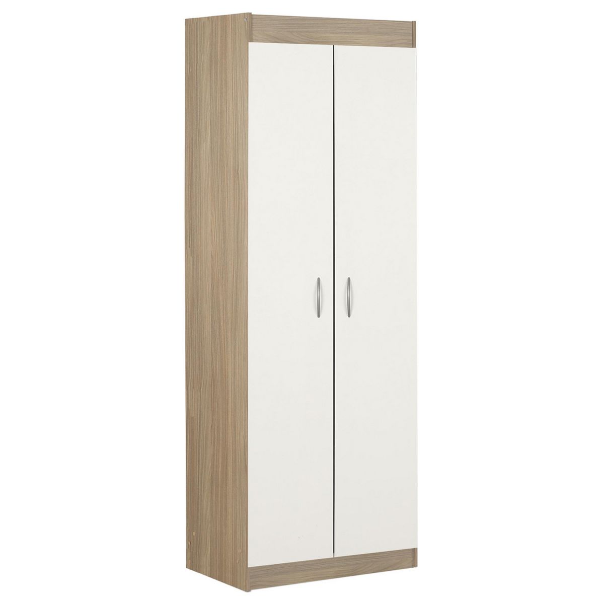 STANFORD - Clóset 2 Puerta(s) 1 Repisa(s) 60xx39,5 cm Blanco/Natural