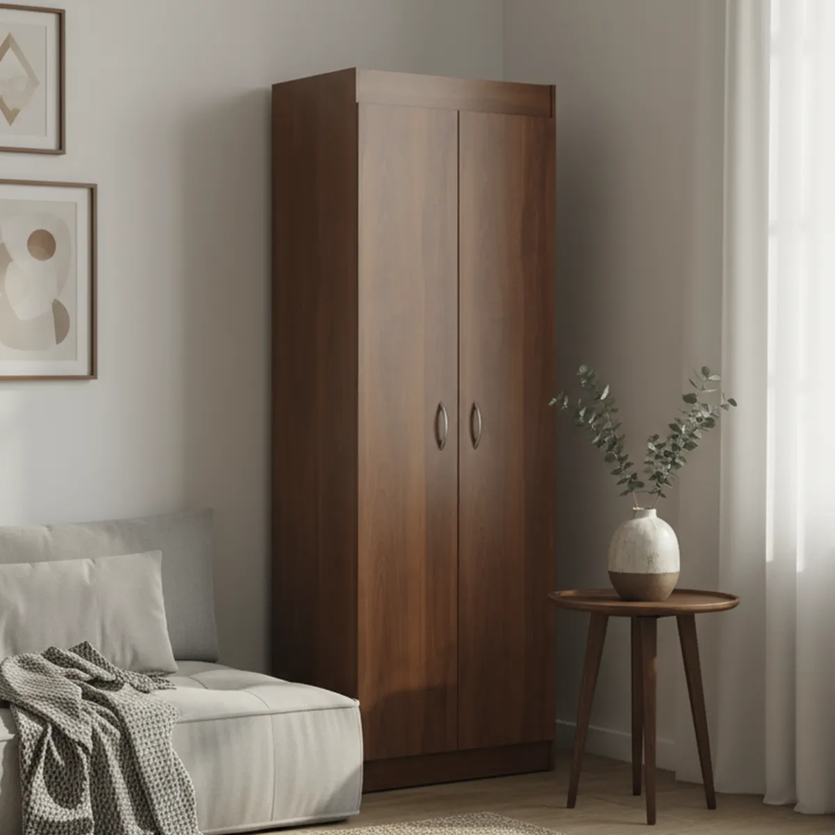 STANFORD - Clóset 2 Puerta(s) 1 Repisa(s) 60xx39,5 cm Cerezo