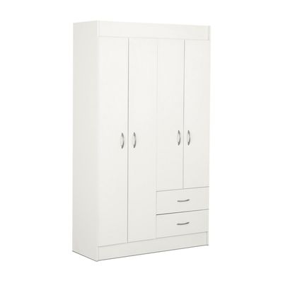 Imagen 2 del producto Clóset 4 Puerta(s) 2 Cajón(es) 3 Repisa(s) 102.5x175x39.2 cm Blanco