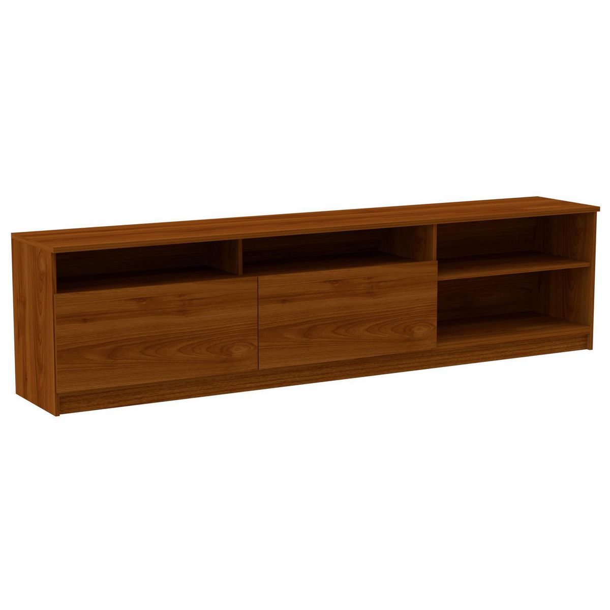 STANFORD - Rack 70 " 2 Puertas 2 Repisas Cerezo 180x47x32 cm