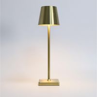 Lámpara de Mesa Touch Usb Amarillo 41x54 cm