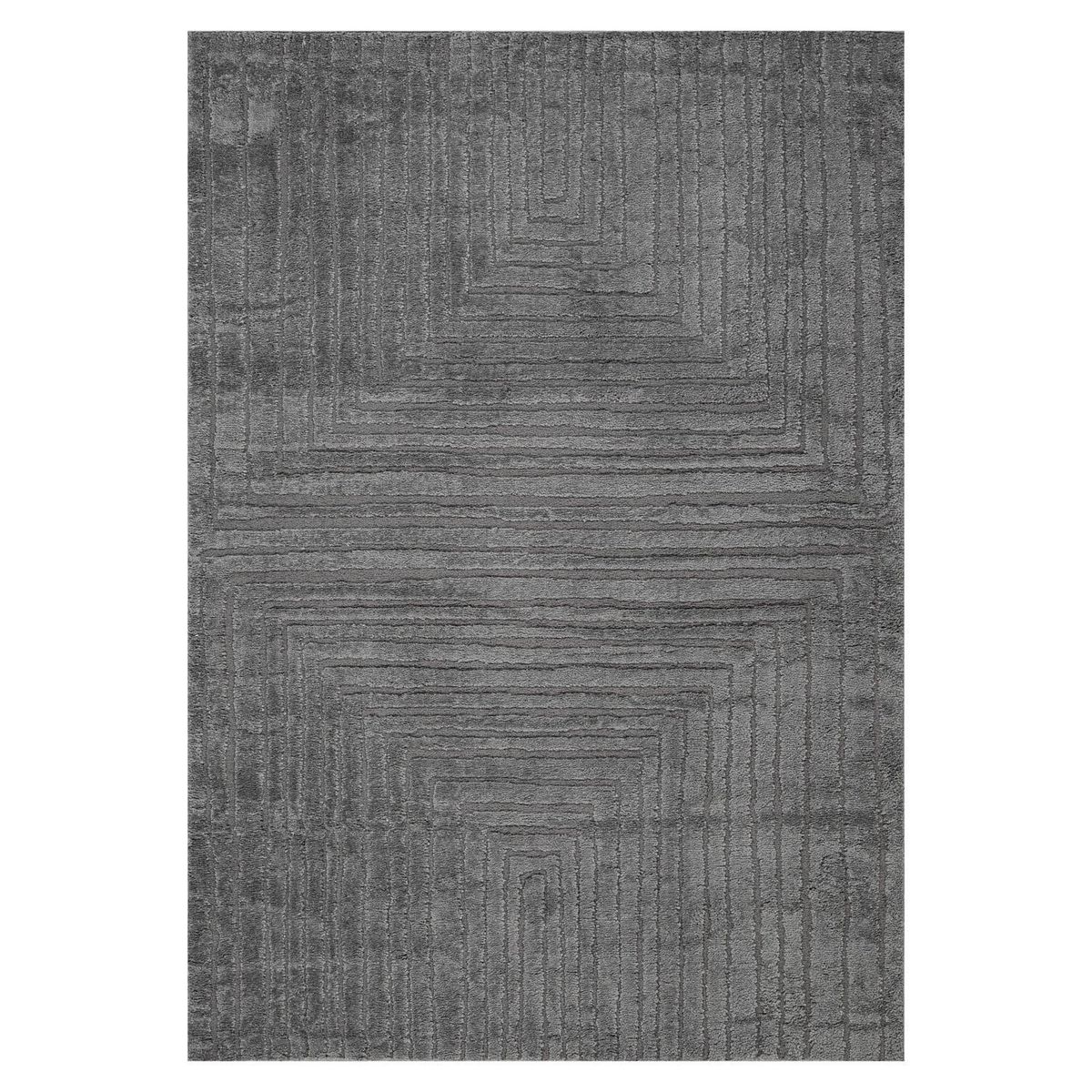 ELEMENTS BY CANNON - Alfombra Grande Reflex 200x280 cm Polipropileno Gris