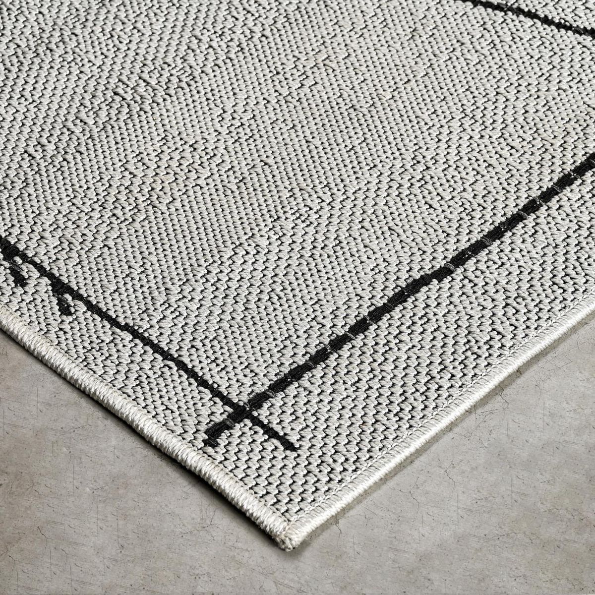 ELEMENTS BY CANNON - Alfombra Grande Ethnic 200x290 cm Polipropileno Café